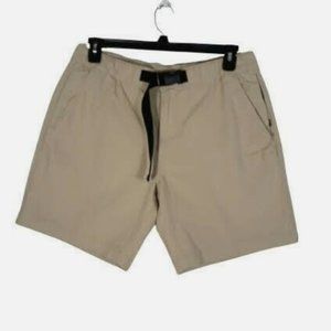 Foundry Everyday Casual Comfort Stretch Pale Khaki mens Belted Shorts Size 2XL